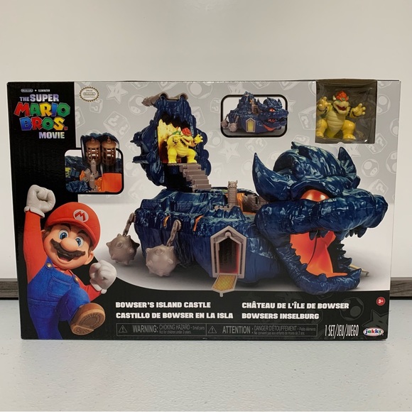 The Super Mario Bros. Movie: Bowser’s Island Castle Playset-NIB - Picture 1 of 10
